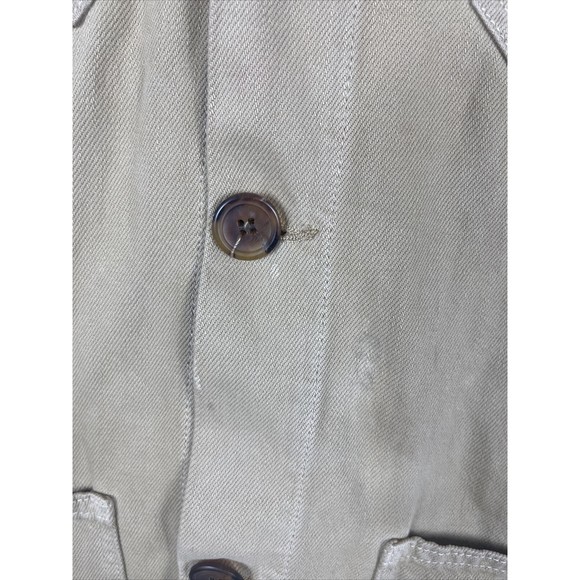 Reformation Jeans  Women’s Dylan Jacket Wash Wheat Size XS (Missing belt) - Picture 5 of 9